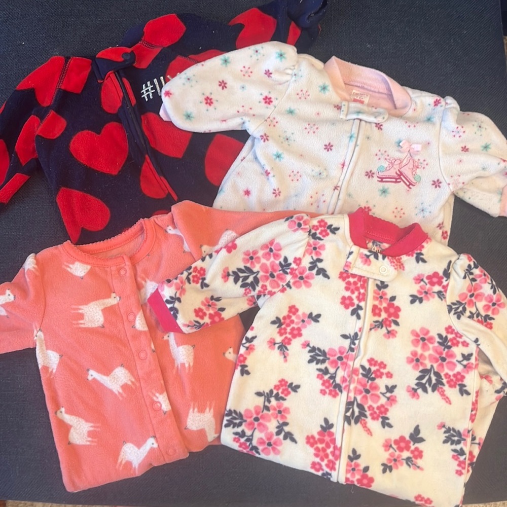 Baby girls Sleep & Play 3month bundle